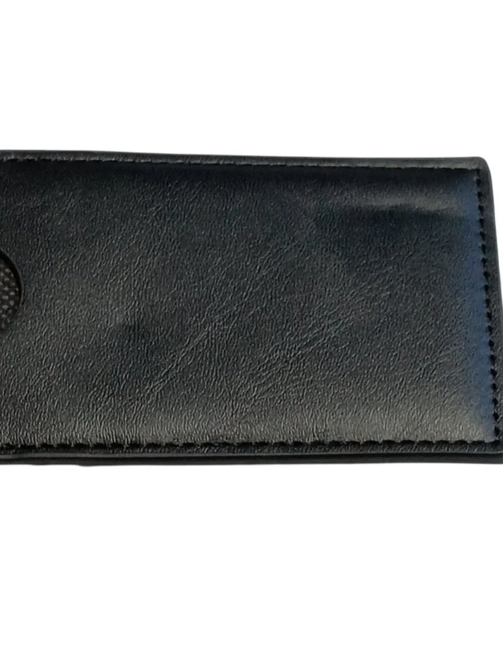 Batman Bat Id Black Slim Card Holder Wallet Embossed Logo